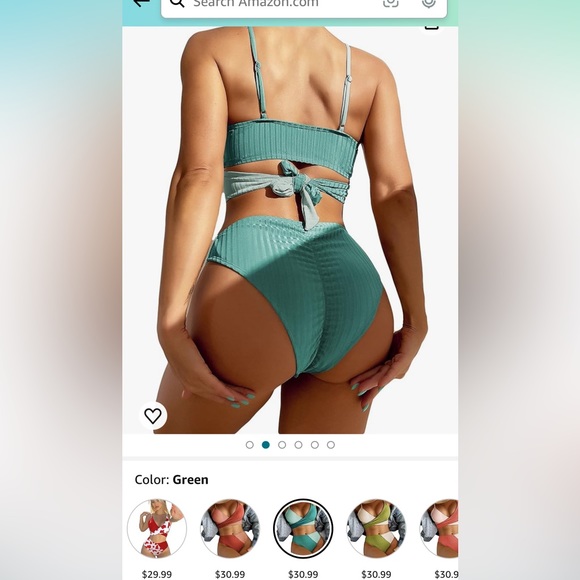 Two tone bikini - Picture 2 of 4